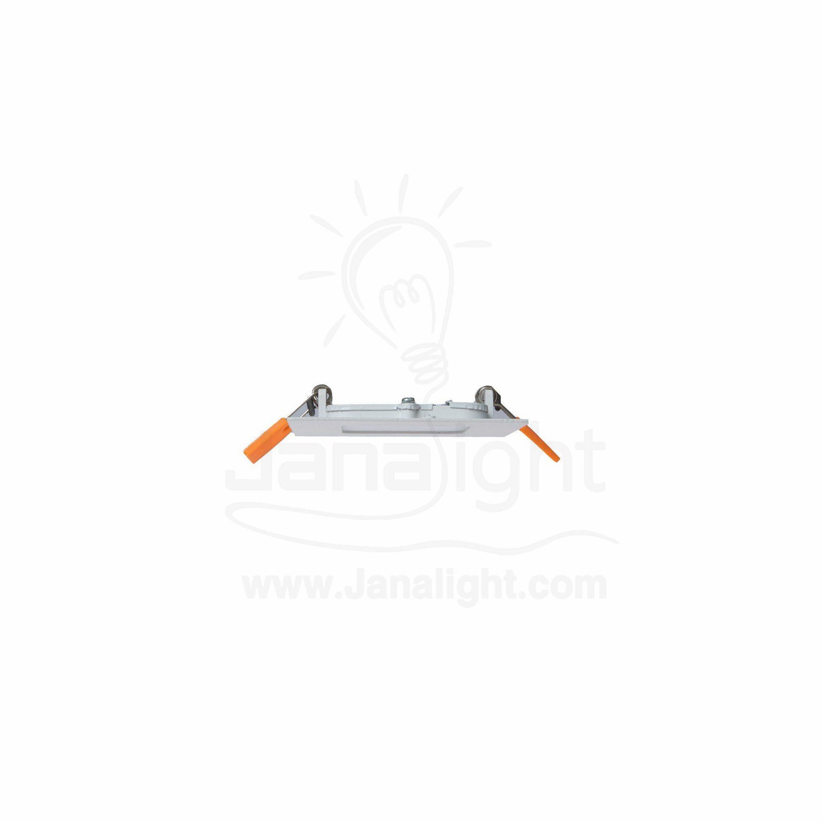 panel spotlight 3 watt square white